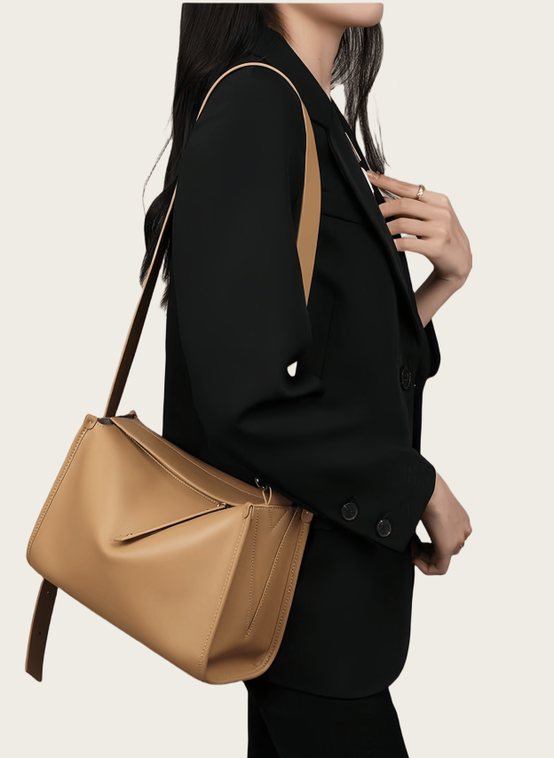 黒|コーヒー|レザーバッグ|斜め掛けバッグ|牛革片肩バッグ|四季を通じて