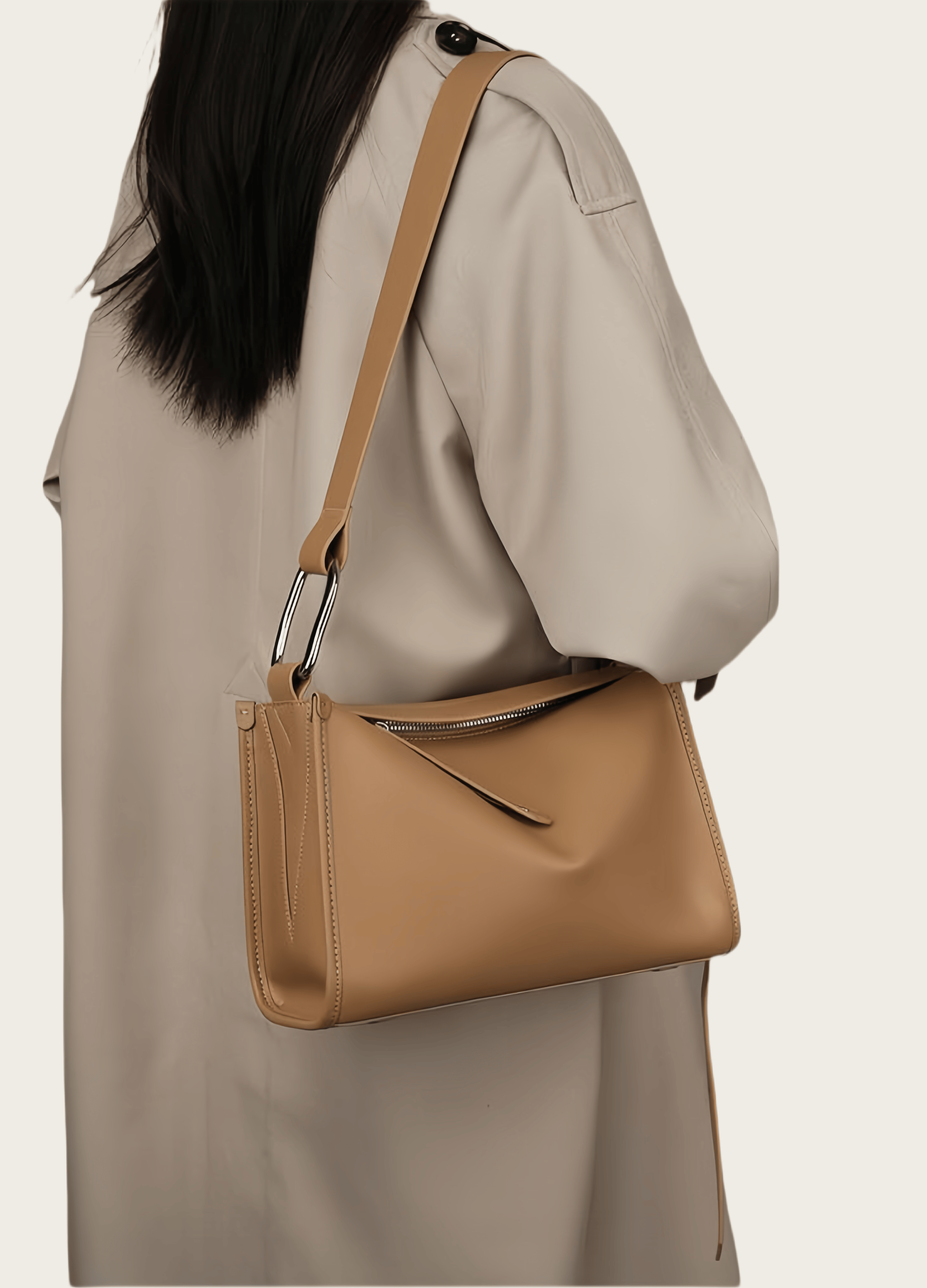 黒|コーヒー|レザーバッグ|斜め掛けバッグ|牛革片肩バッグ|四季を通じて