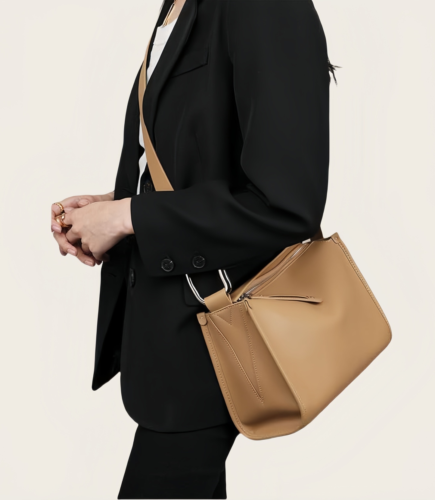 黒|コーヒー|レザーバッグ|斜め掛けバッグ|牛革片肩バッグ|四季を通じて