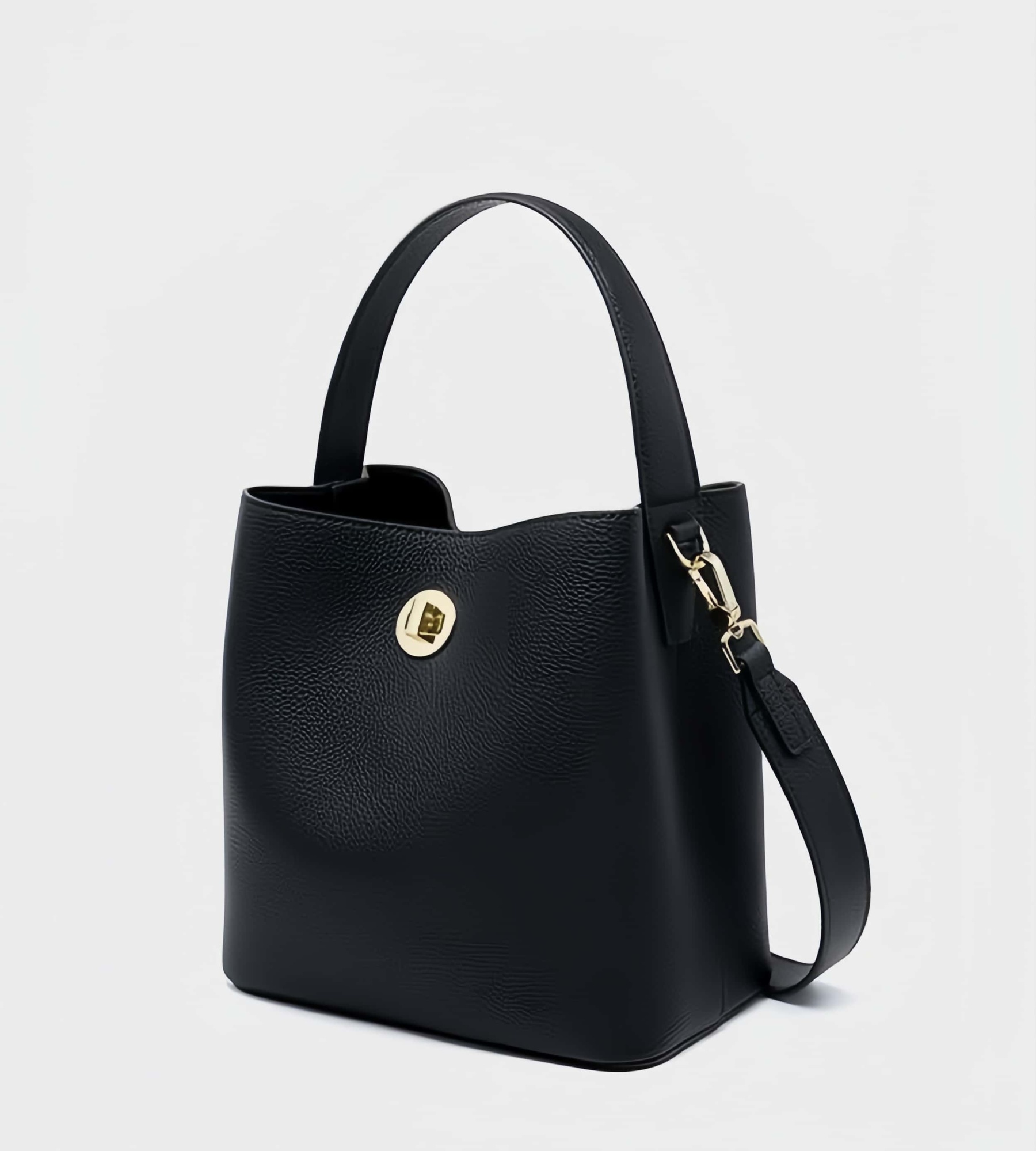 3WAY|厚みある柔らかい天然牛革製ハンドバッグ兼ショルダーバッグ|2本の肩ベルト付属