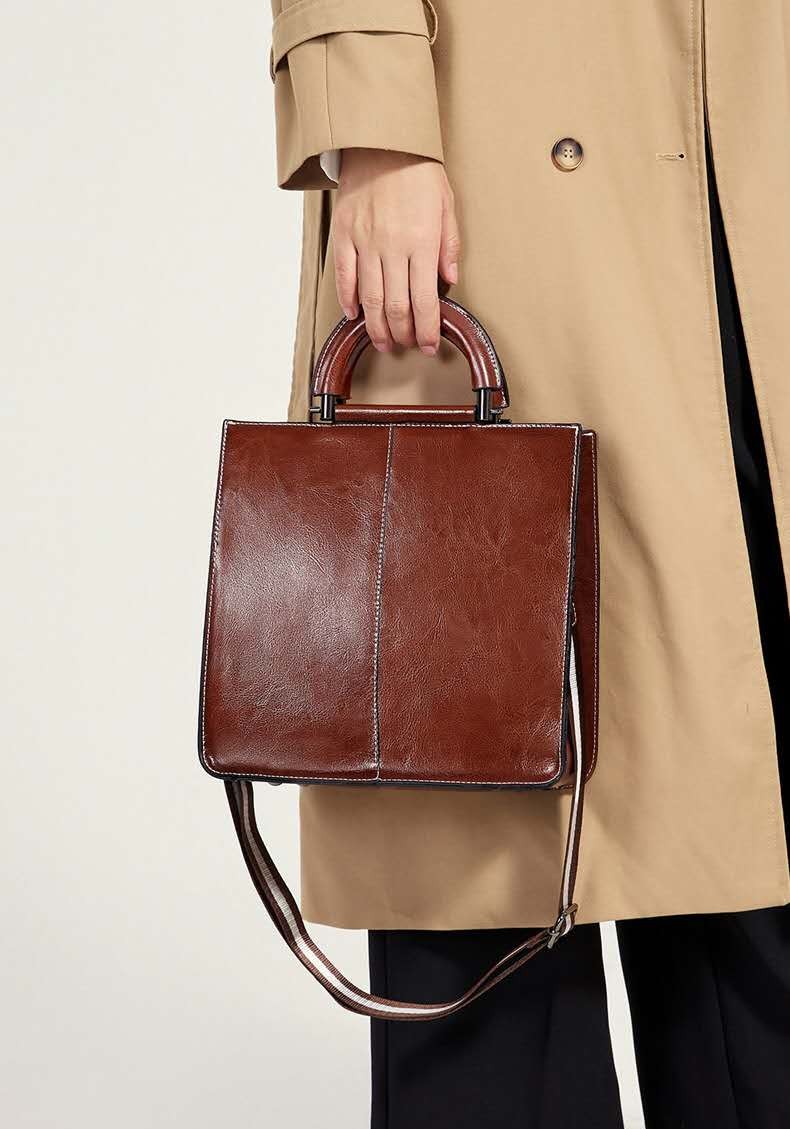 牛革ビジネスバッグ|ハンドバッグ|牛革肩がけかばん|トートバッグ