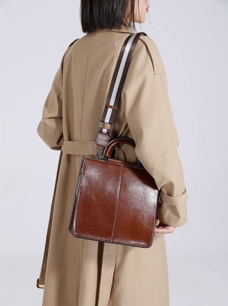 牛革ビジネスバッグ|ハンドバッグ|牛革肩がけかばん|トートバッグ