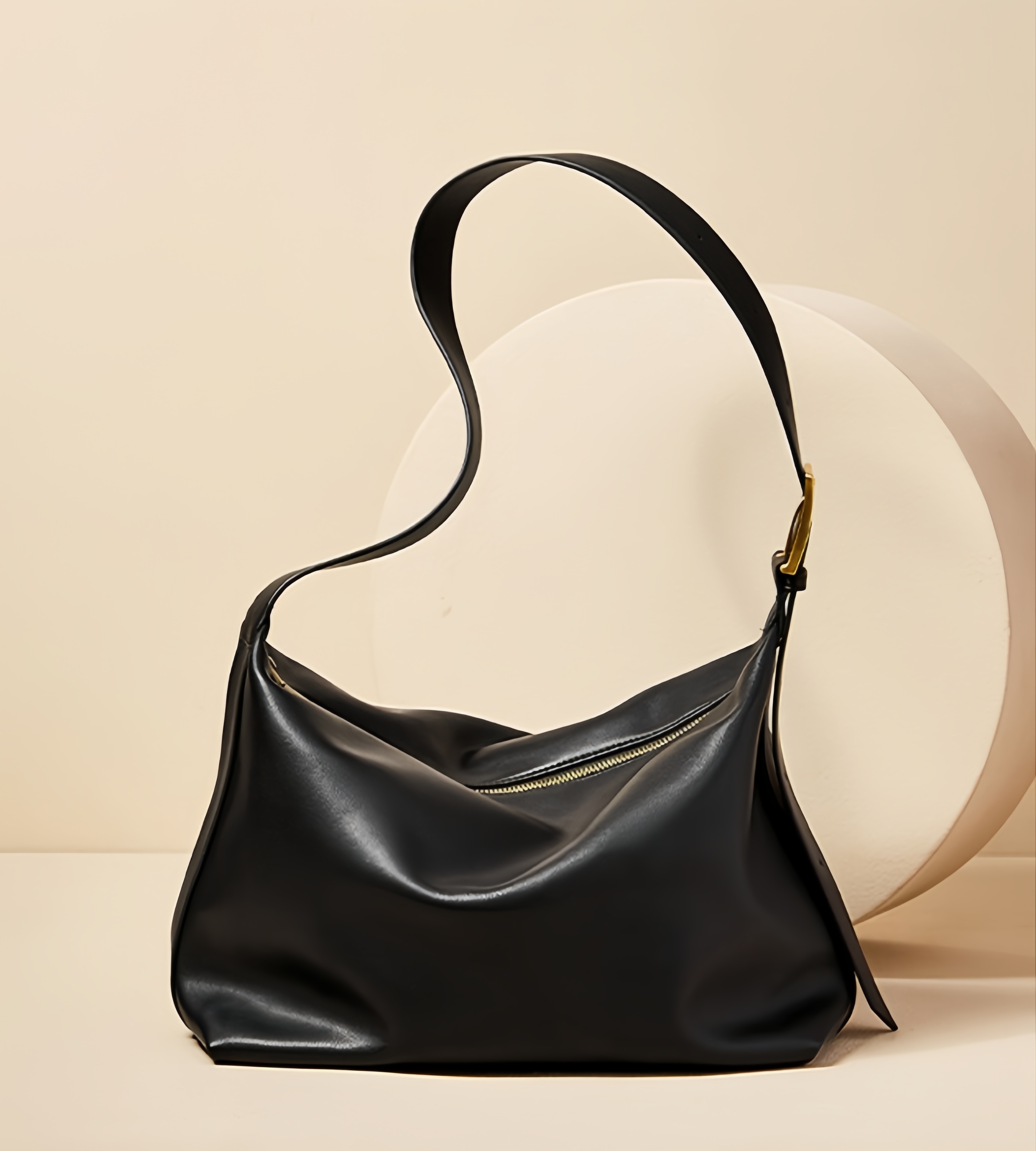 コーヒー|ベージュ|カラメル|黒|白|クリーム•6色|牛革ショルダーバッグ