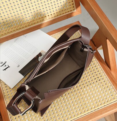 黒|コーヒー|レザーバッグ|斜め掛けバッグ|牛革片肩バッグ|四季を通じて