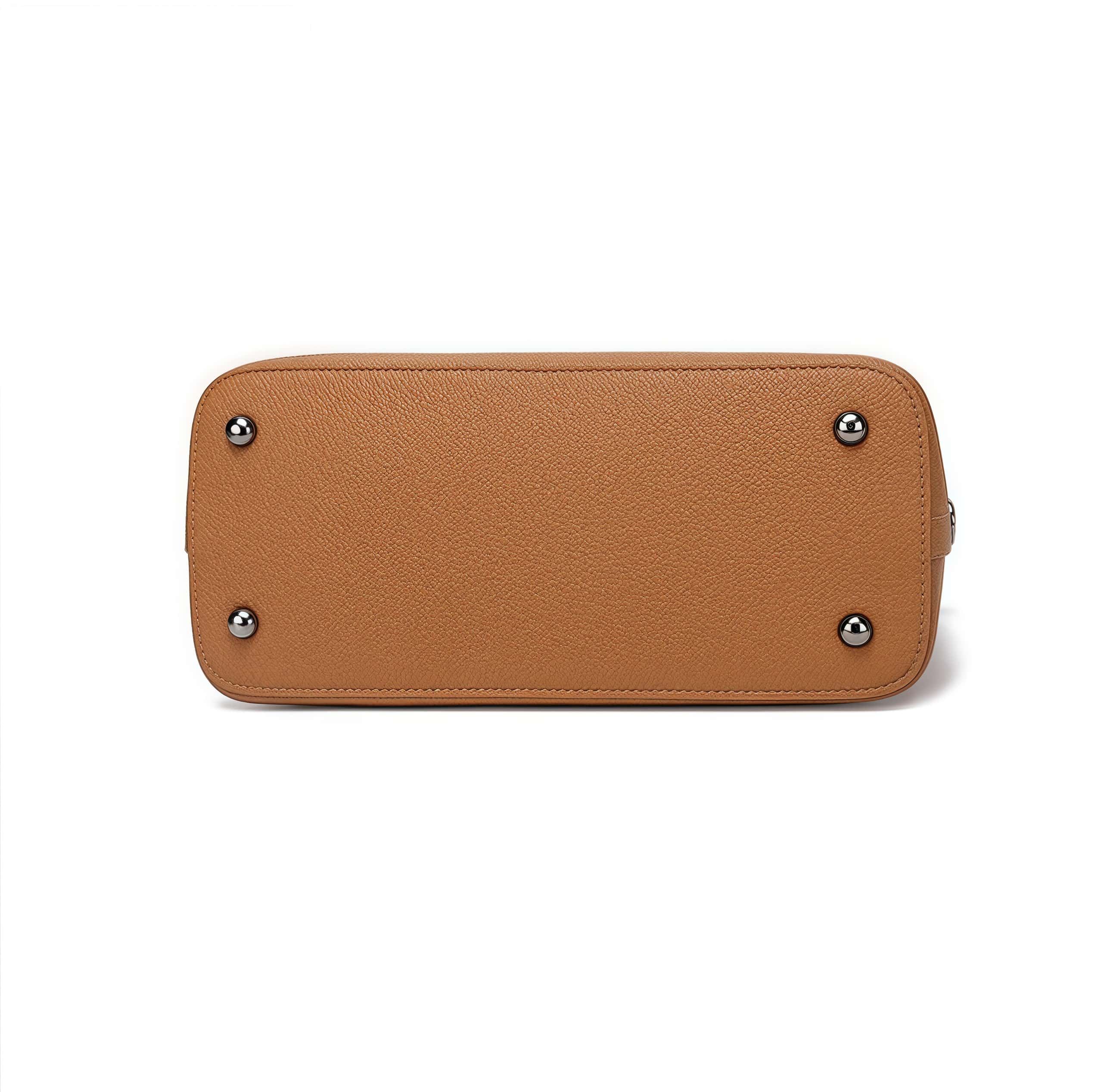 繊細なデザイン ！•カラメル/グレー/黒/3色•天然牛革ハンドバッグ•牛革ショルダーバッグ