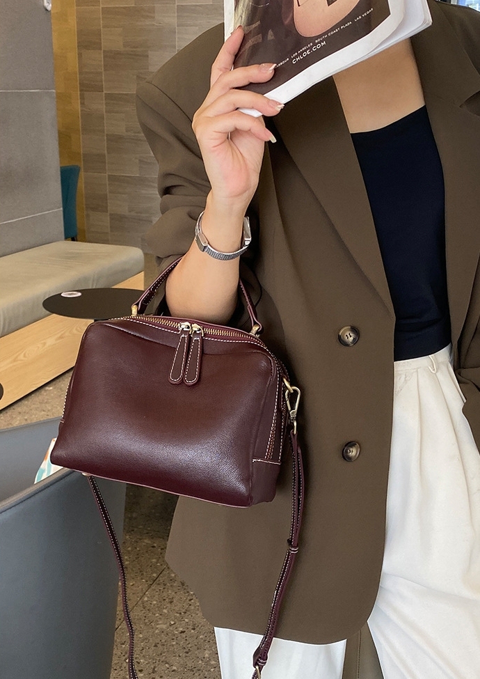 おしゃれで素敵 ！※黒|コーヒー|グレー|3色※3WAY※天然牛革ハンドバッグ※牛革ショルダーバッグ※2本の肩ベルトを付属