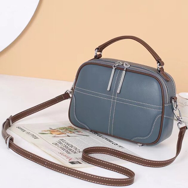 レトロな牛革バッグ|片肩バッグ|斜め掛けバッグ|ハンドバッグ|ショルダーバッグ