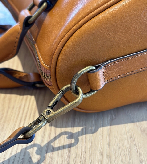 NEW ! •カラメル|茶|黒|コーヒー|4色•3WAY•天然牛革ハンドバッグ•牛革ショルダーバッグ