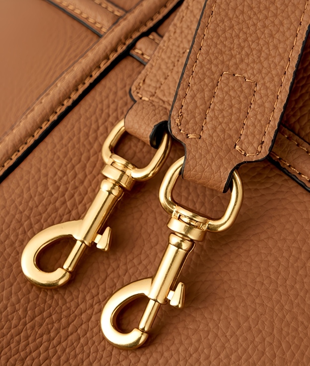 エレガントで高級感！•カラメル|黒|2色•3WAY•上質な厚手な天然軟めな牛革ハンドバッグ•牛革ショルダーバッグ