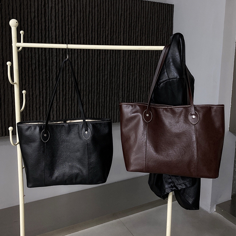 夏の新作 ！•上品•黒|茶•天然牛革ハンドバッグ•牛革トートバッグ