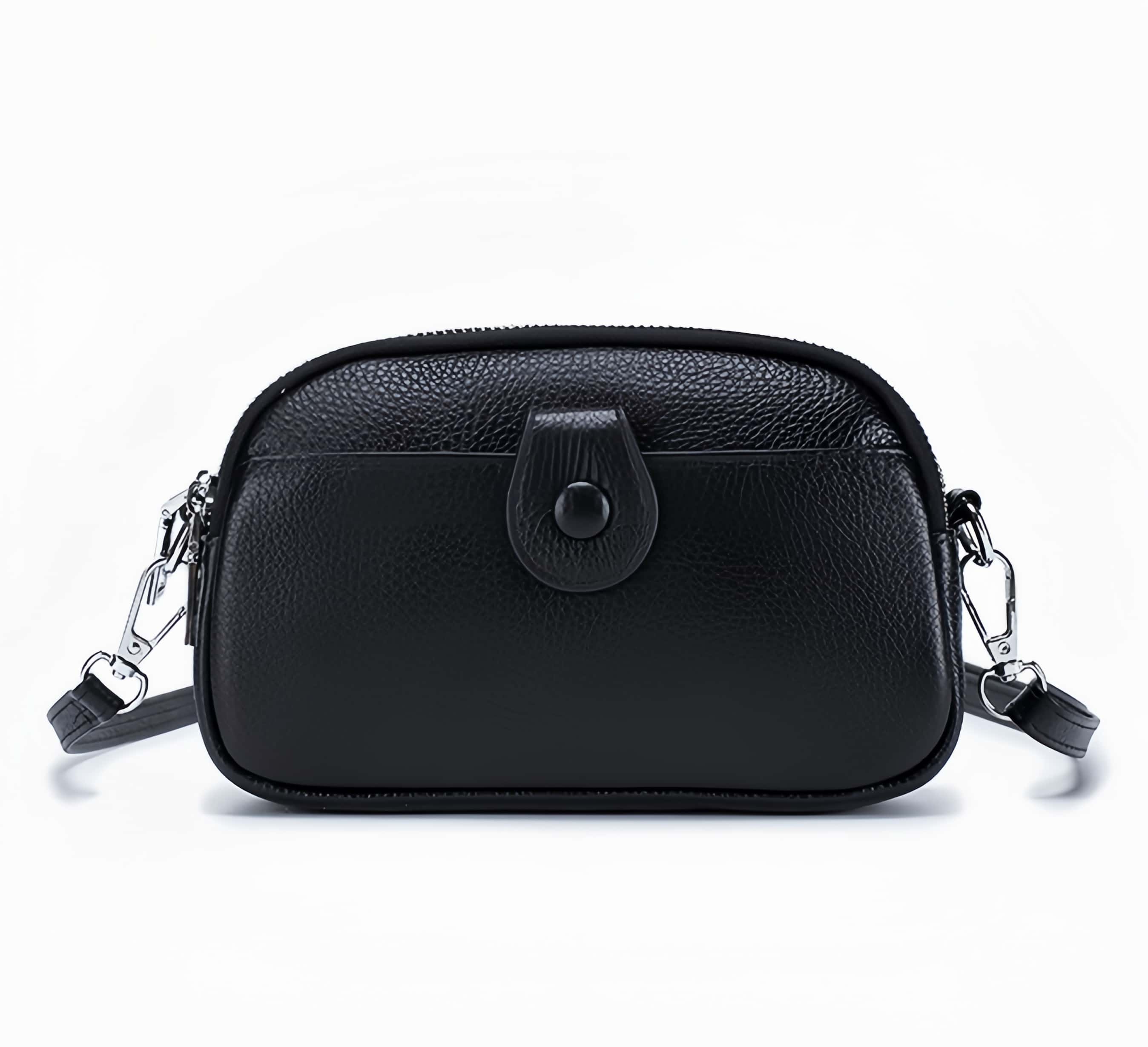 290g軽量化携帯 ！•ベージュ|黒|カーキ|赤|青|5色•天然牛革ショルダーバッグ