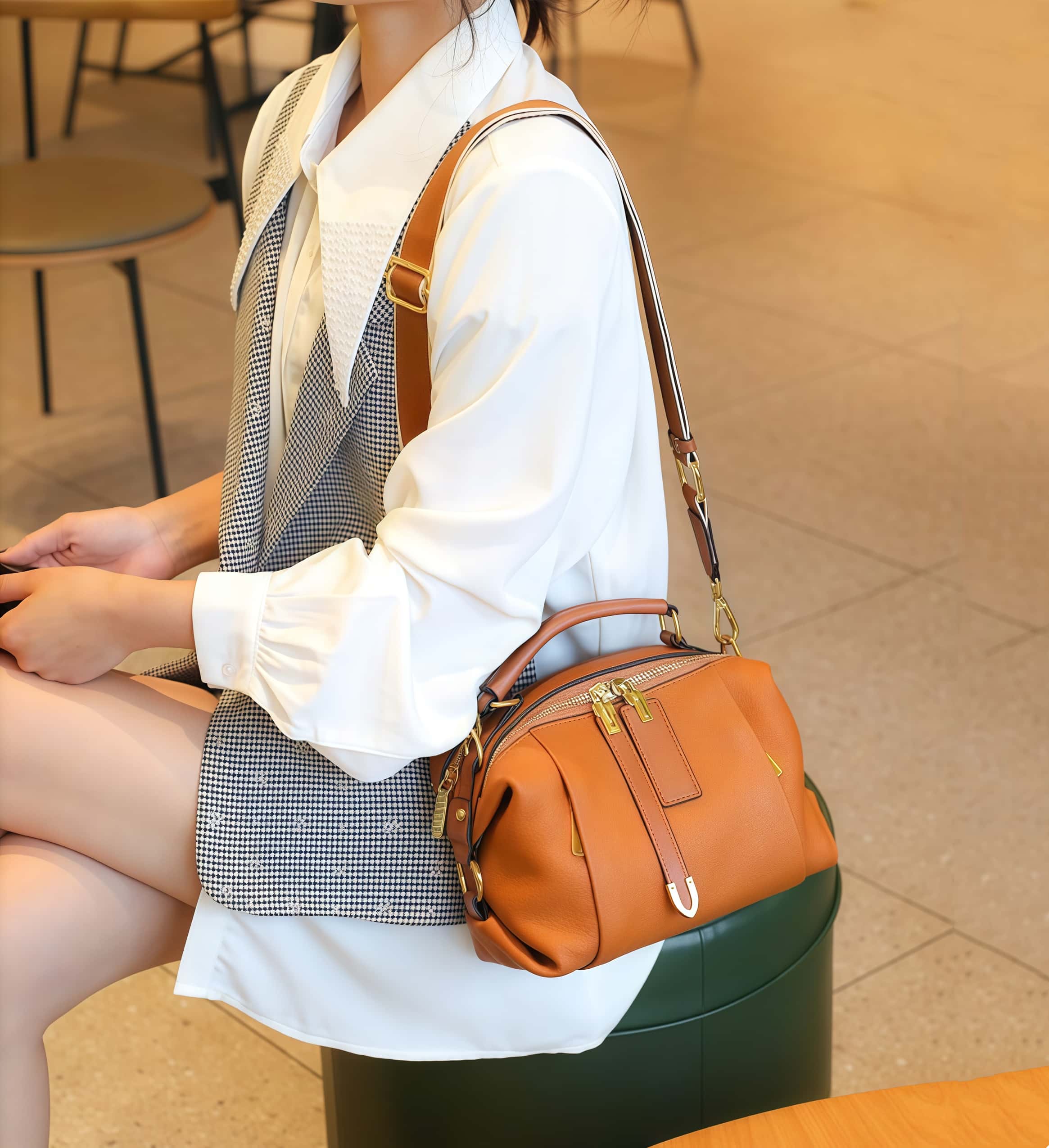 3WAY|牛革ハンドバッグ|ショルダーバッグ|