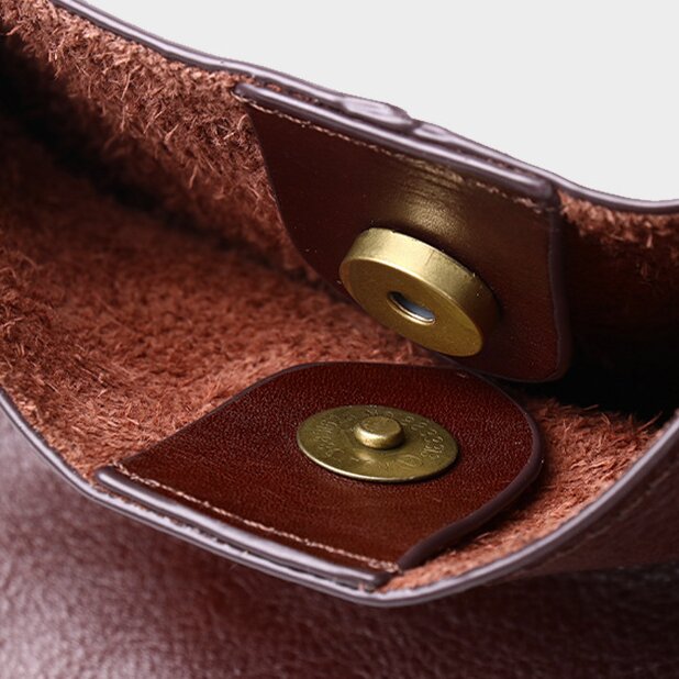 粋なデザイン ！❈茶|黒|2色|牛革ショルダーバッグ❈牛革肩掛けバッグ