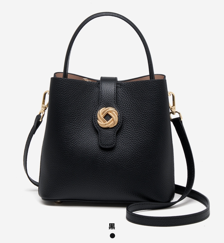 高級感 ！•黒|カーキ|ベージュ|•3色•天然牛革ハンドバッグ•牛革ショルダーバッグ