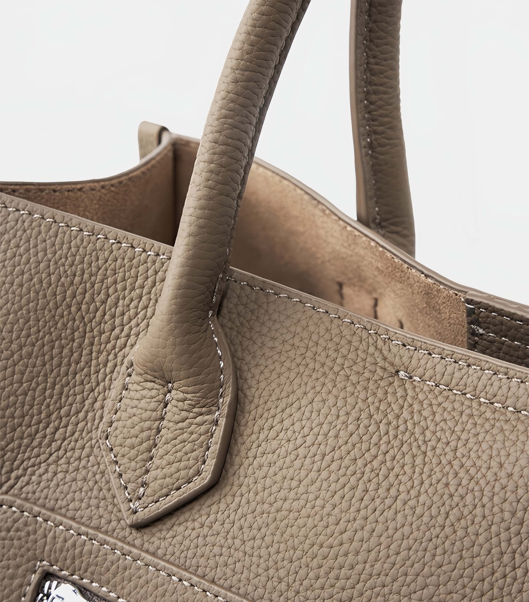 エレガント！グレー|黒|カラメル|3色•3WAY•天然の厚みのある柔らかい牛革ハンドバッグ•牛革肩掛けバッグ