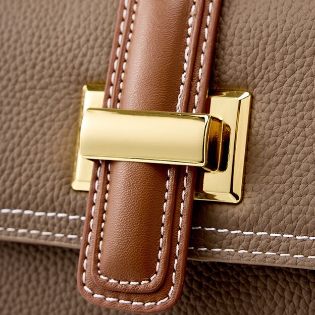 上質の魅力 ！|白|グレー|2色|牛革ハンドバッグ♥牛革ショルダーバッグ