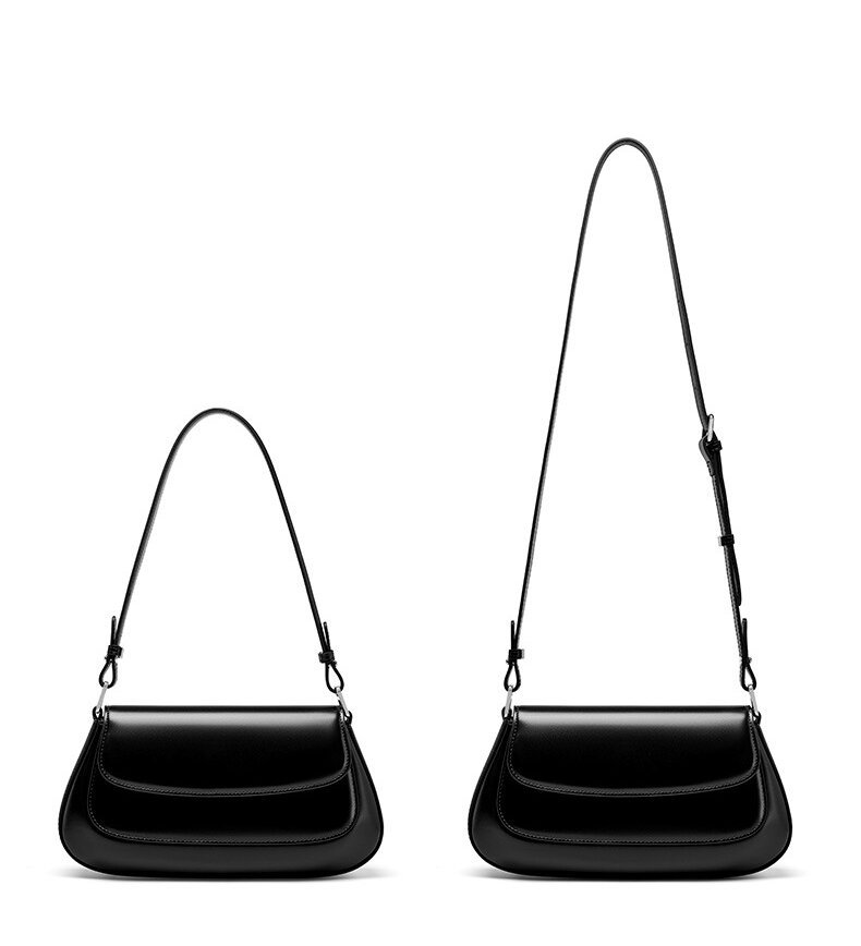 レザーエブニングバッグ|牛革ショルダーバッグ|斜め掛けバッグ