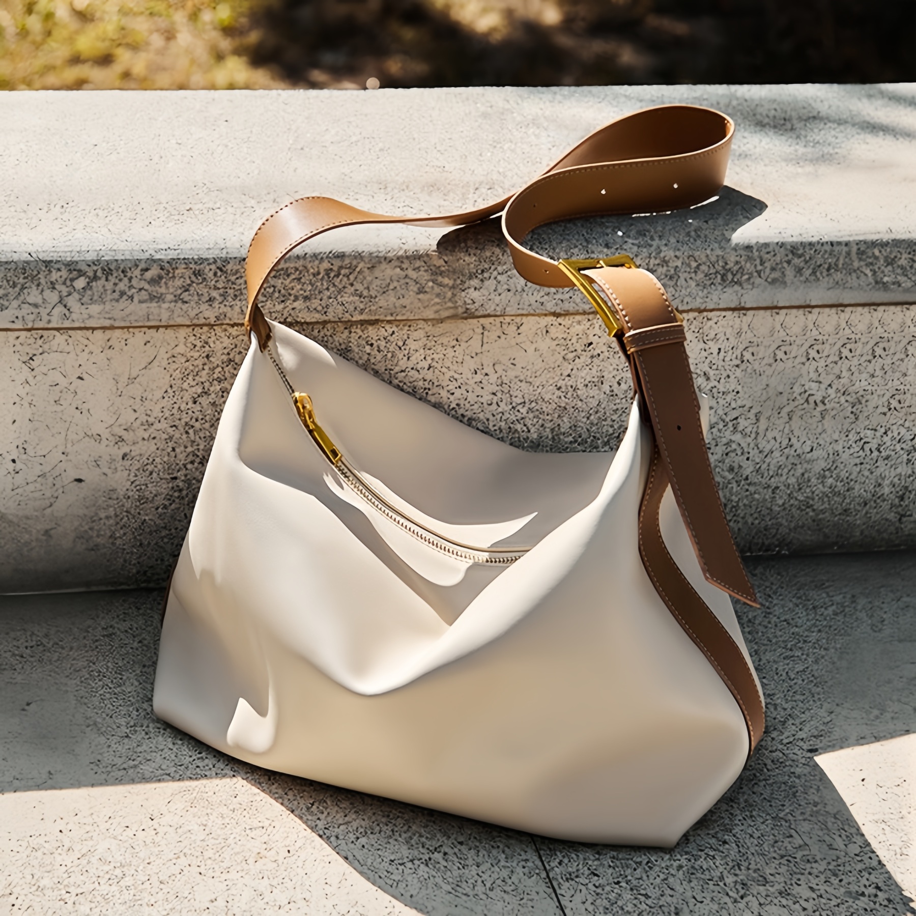 コーヒー|ベージュ|カラメル|黒|白|クリーム•6色|牛革ショルダーバッグ