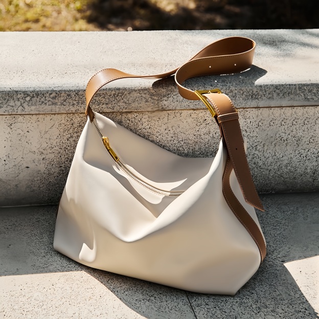 コーヒー|ベージュ|カラメル|黒|白|クリーム•6色|牛革ショルダーバッグ