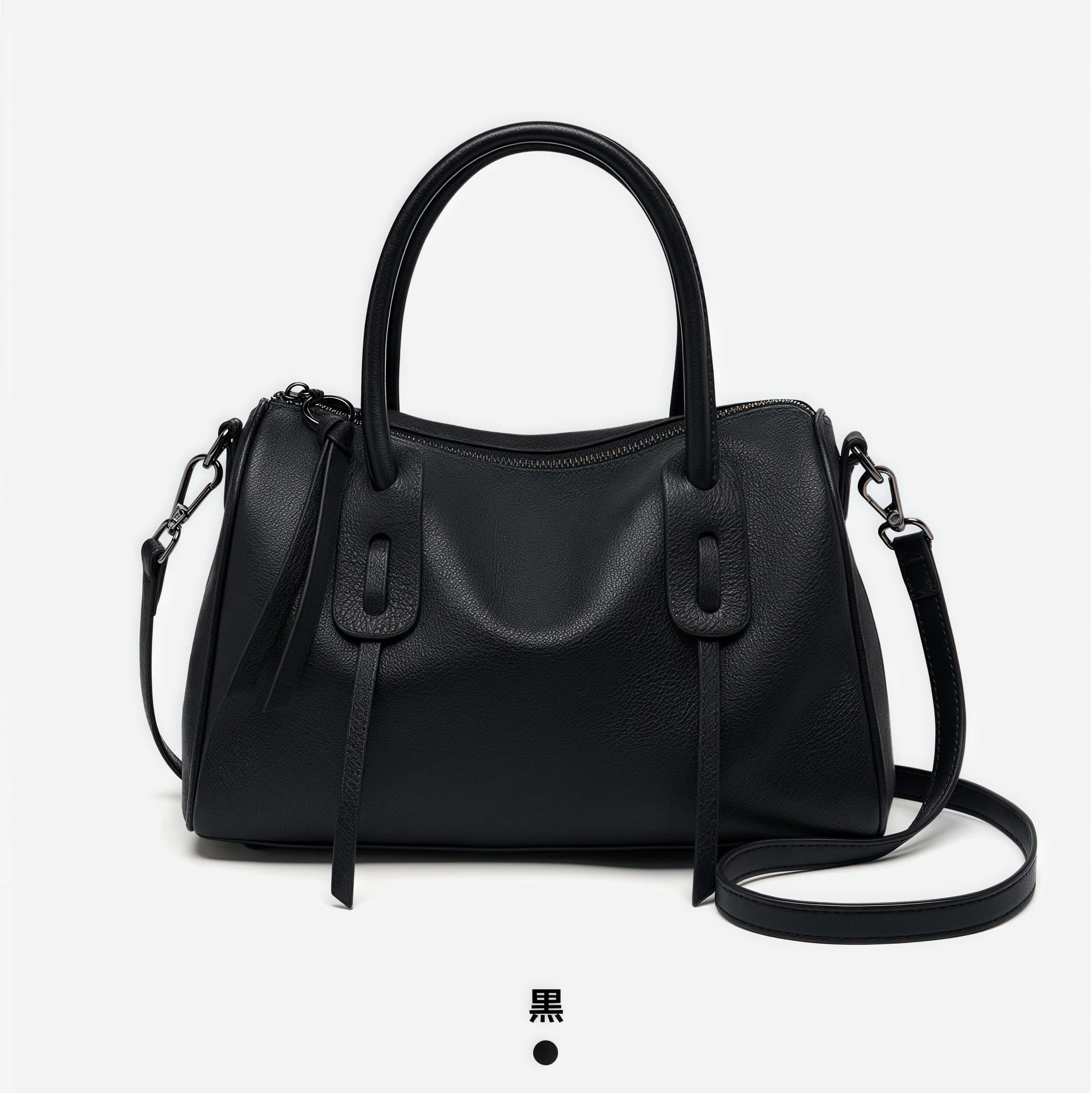 軽量で快適 ！•カーキ|黒|カラメル|3色•3WAY•厚みのある柔らかい天然牛革ハンドバッグ•牛革ショルダーバッグ