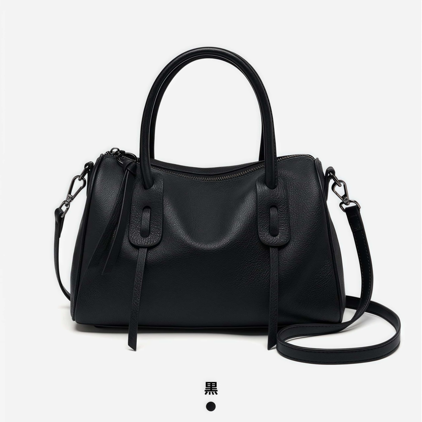 軽量で快適 ！•カーキ|黒|カラメル|3色•3WAY•厚みのある柔らかい天然牛革ハンドバッグ•牛革ショルダーバッグ