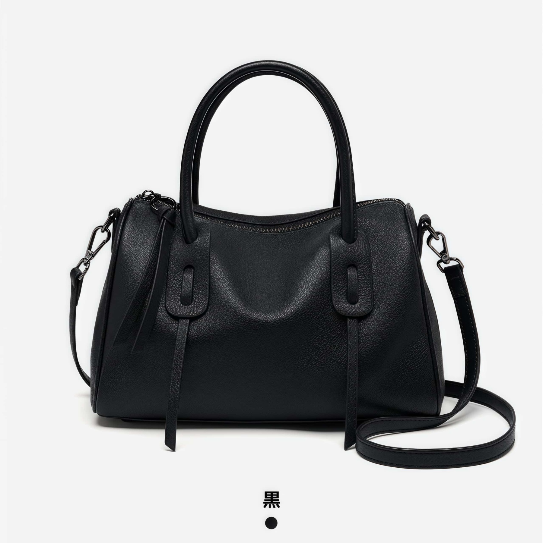 軽量で快適 ！•カーキ|黒|カラメル|3色•3WAY•厚みのある柔らかい天然牛革ハンドバッグ•牛革ショルダーバッグ