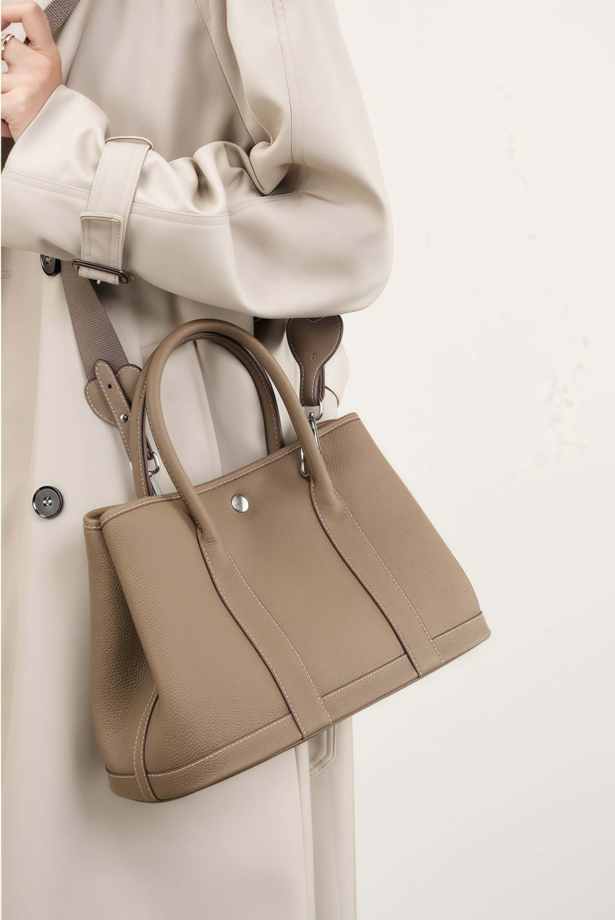 子袋付きの多機牛革バッグ|本革ハンドバッグ｜斜め掛けバッグ｜2本のショルダーストラップが付属しています