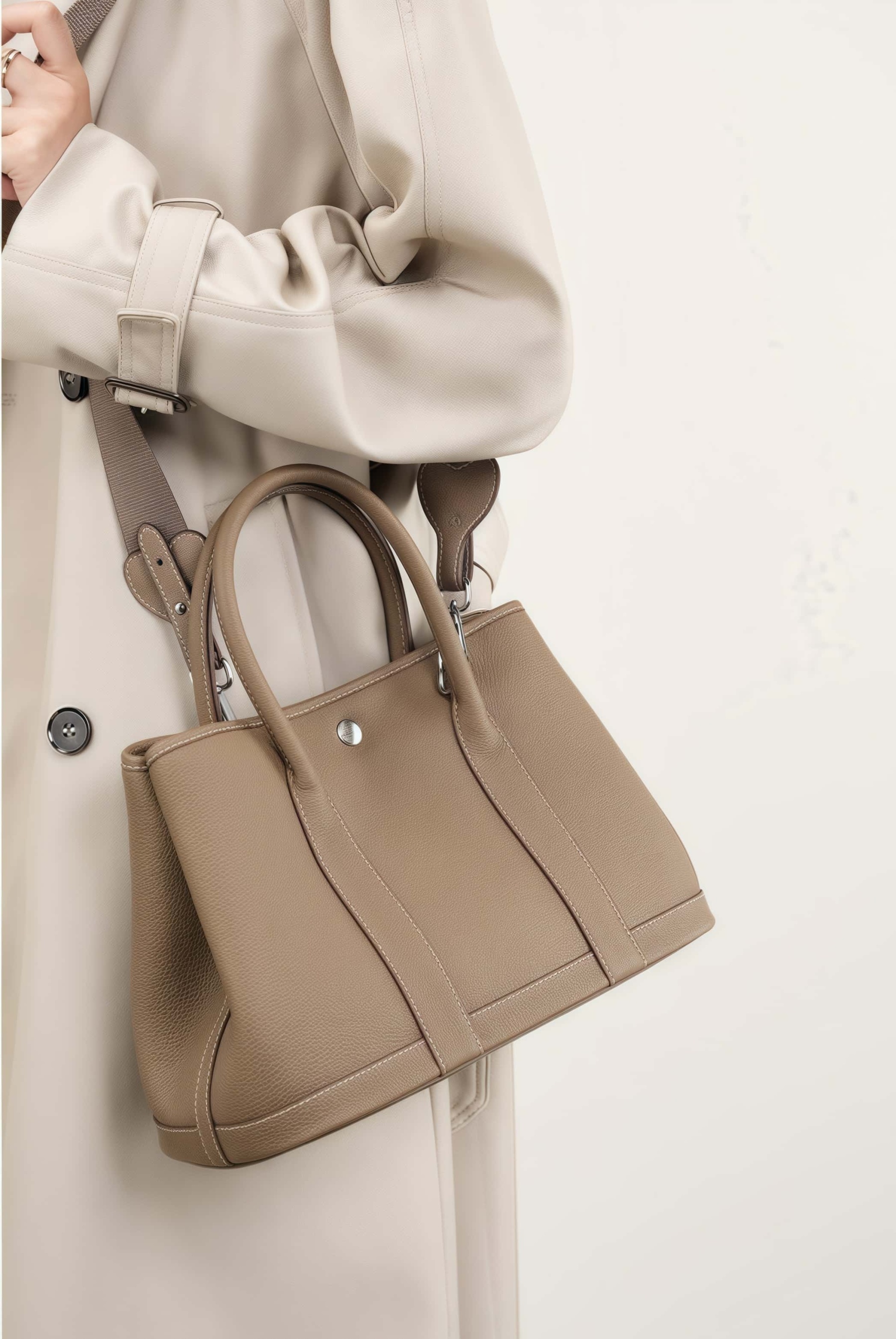 子袋付きの多機牛革バッグ|本革ハンドバッグ｜斜め掛けバッグ｜2本のショルダーストラップが付属しています