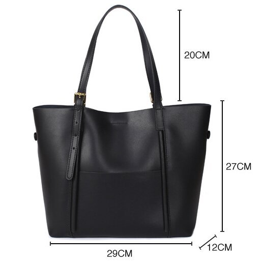 オールシーズン対応♦モダンでエレガント ♦上質な天然牛革トートバッグ ♦通勤に最適