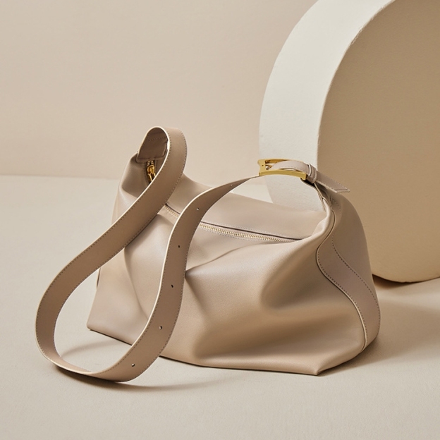 コーヒー|ベージュ|カラメル|黒|白|クリーム•6色|牛革ショルダーバッグ