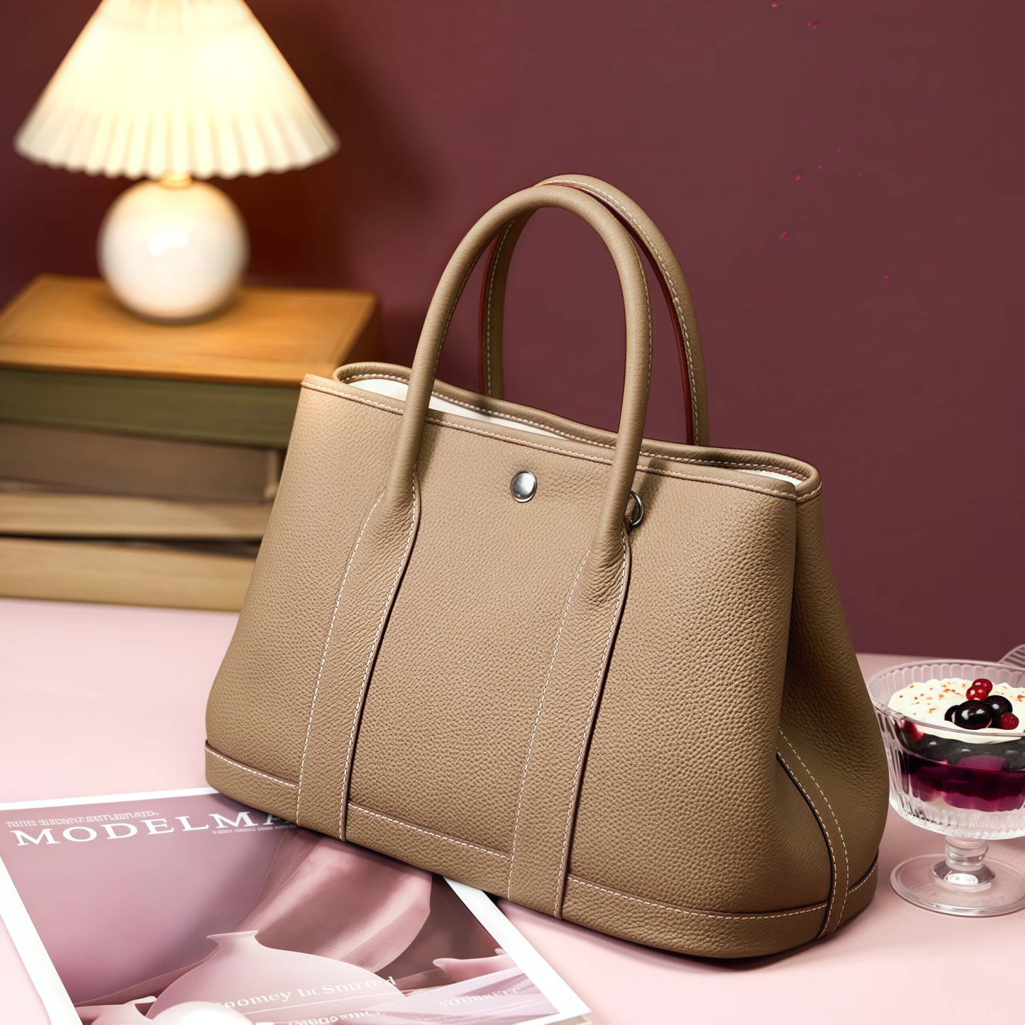 子袋付きの多機牛革バッグ|本革ハンドバッグ｜斜め掛けバッグ｜2本のショルダーストラップが付属しています