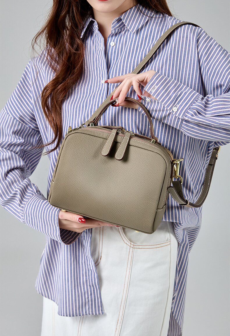 2色から選択可能※通勤に最適※上質な天然牛革斜ショルダーバッグ ※トートバッグ ※送料無料