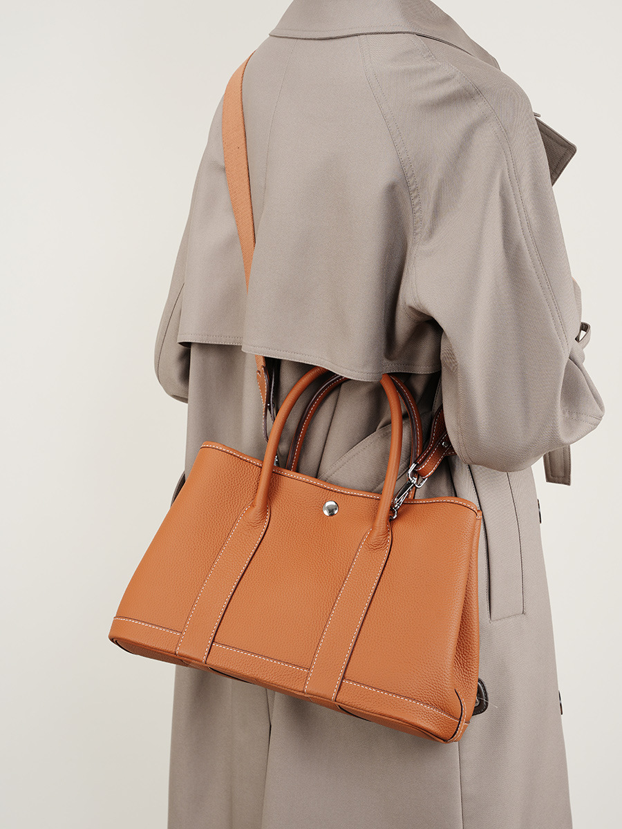 子袋付きの多機牛革バッグ|本革ハンドバッグ｜斜め掛けバッグ｜2本のショルダーストラップが付属しています