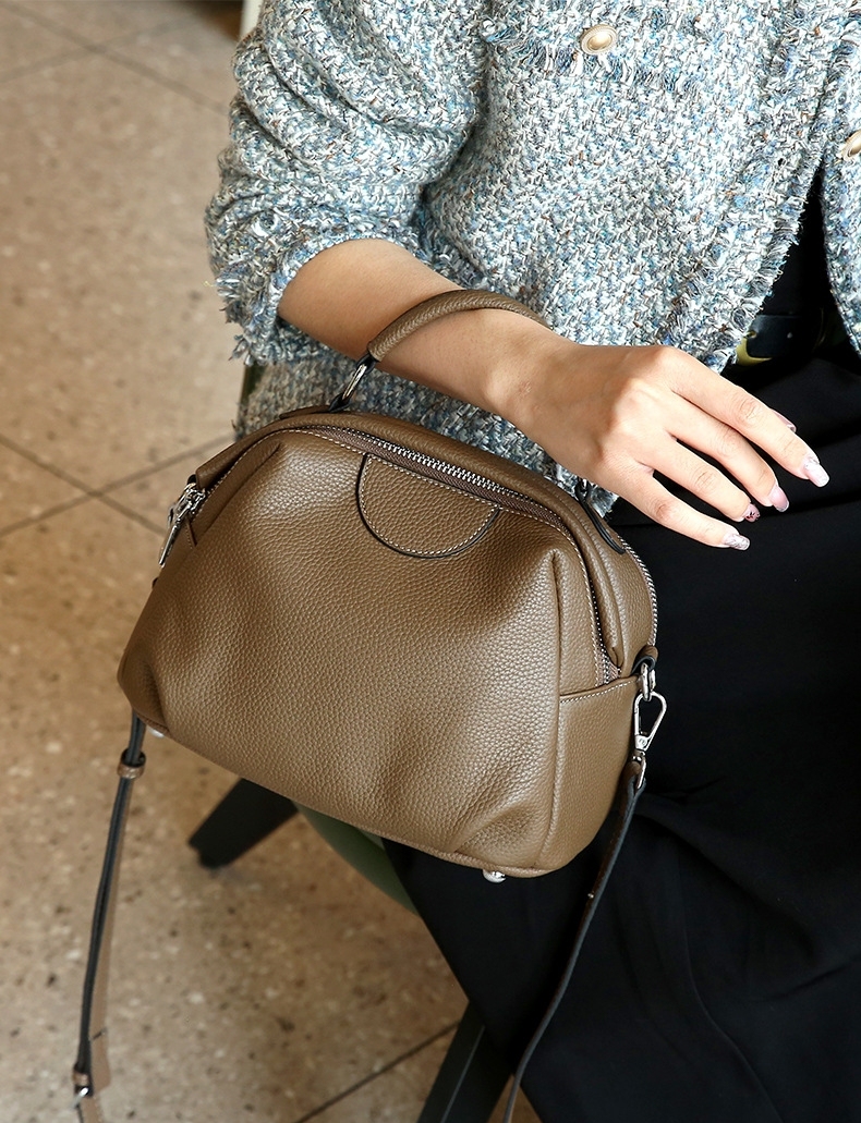 3WAY•3色•天然牛革ハンドバッグ•牛革ショルダーバッグ