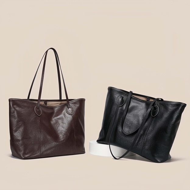 夏の新作 ！•上品•黒|茶•天然牛革ハンドバッグ•牛革トートバッグ