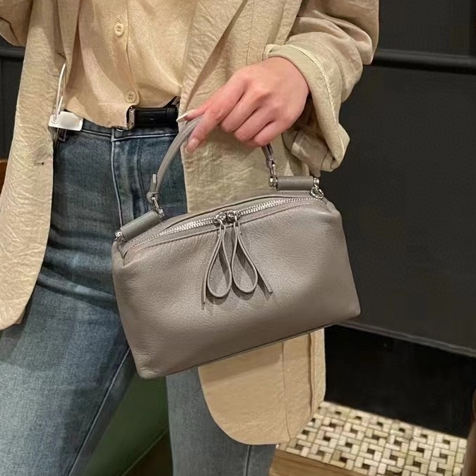 優雅な雰囲気 ! •3WAY•7色•天然牛革ハンドバッグ•牛革ショルダーバッグ