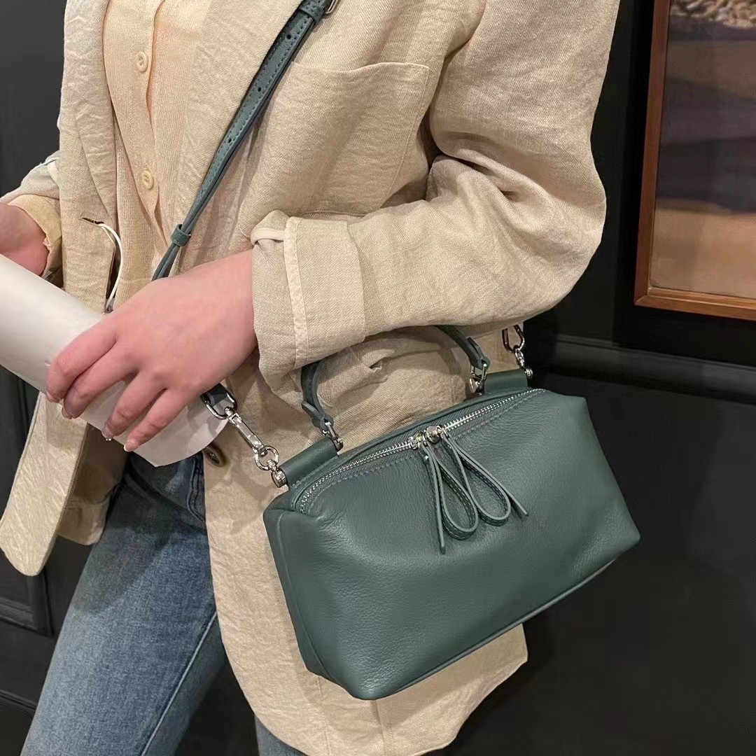 優雅な雰囲気 ! •3WAY•7色•天然牛革ハンドバッグ•牛革ショルダーバッグ