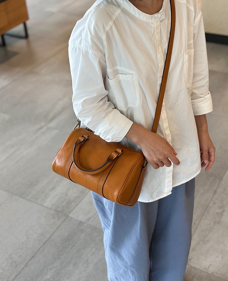 NEW ! •カラメル|茶|黒|コーヒー|4色•3WAY•天然牛革ハンドバッグ•牛革ショルダーバッグ