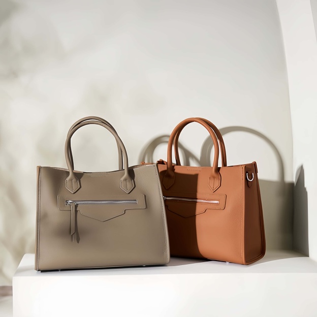 エレガント！グレー|黒|カラメル|3色•3WAY•天然の厚みのある柔らかい牛革ハンドバッグ•牛革肩掛けバッグ