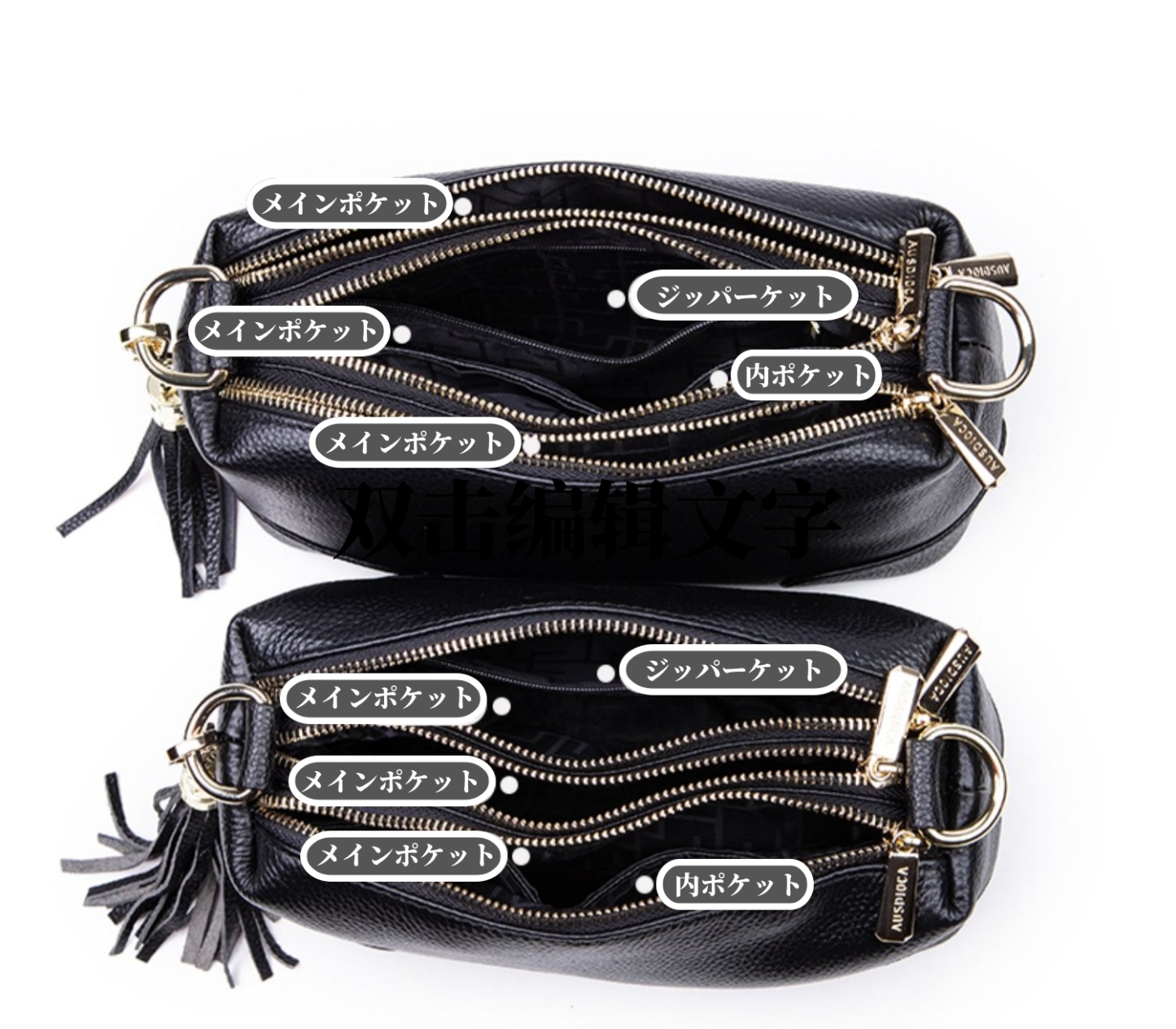 4色|斜め掛けバッグ|牛革斜ショルダーバッグ|肩掛けバッグ