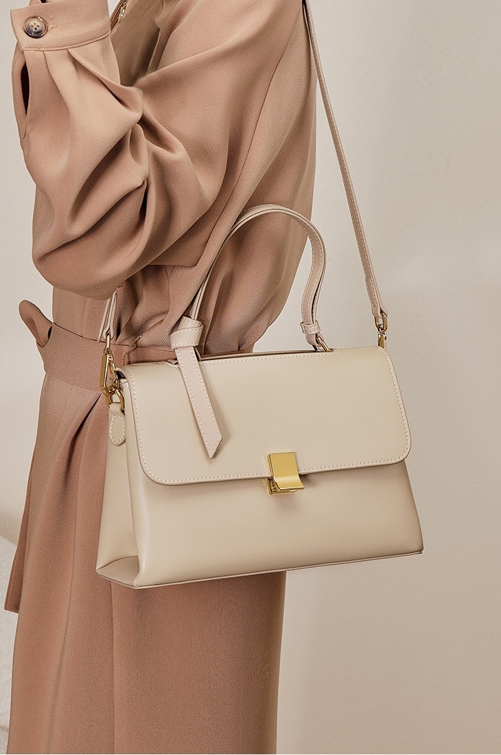 上品な雰囲気が漂う ! |3WAY▪上質で厚手で天然の柔らかい牛革製のハンドバッグ|牛革ショルダーバッグ