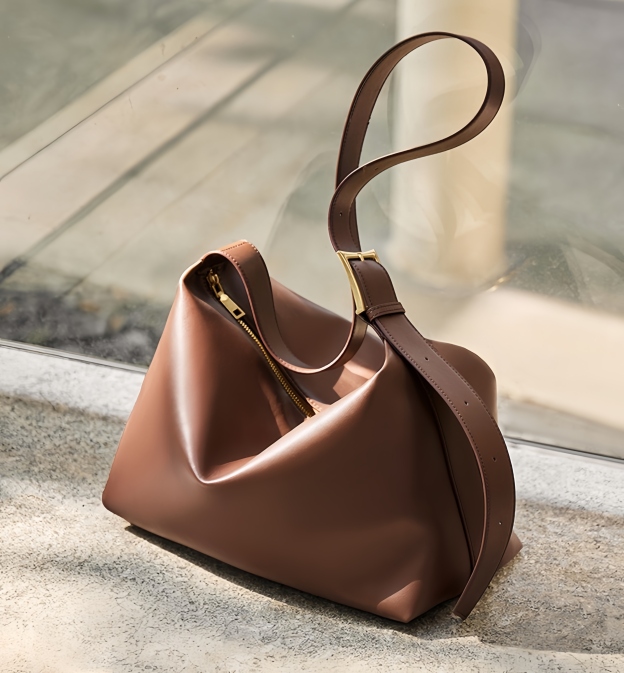 コーヒー|ベージュ|カラメル|黒|白|クリーム•6色|牛革ショルダーバッグ