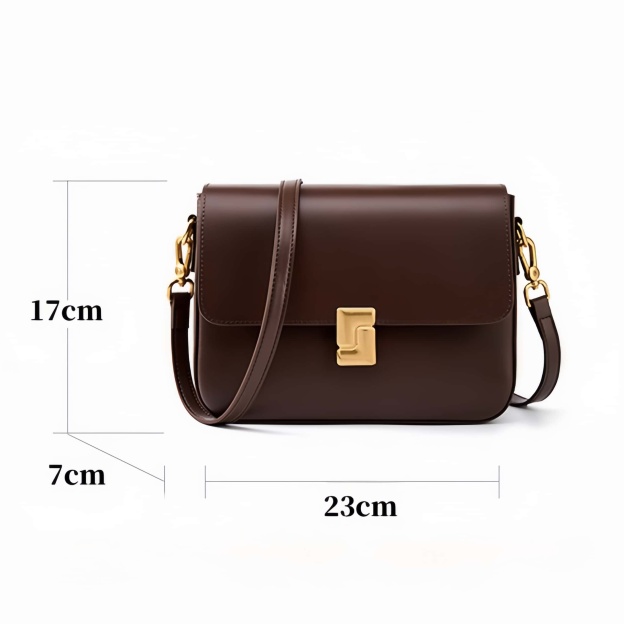 軽くて持ちやすい ！黒|白|コーヒー|カラメル|4色|牛革斜ショルダーバッグ