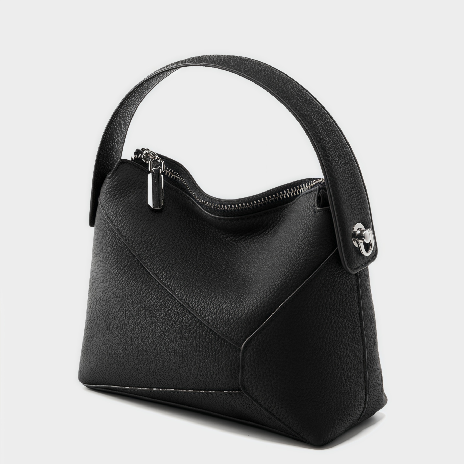 カーキ|黒|ベージュ|3WAY|レザーハンドバッグ|牛革ショルダーバッグ