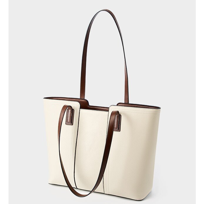 上質な天然牛革トートバッグ |大容量設計|通勤に最適