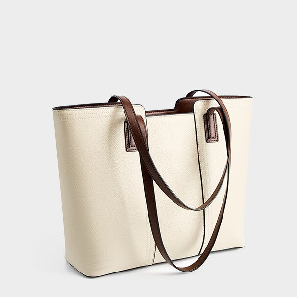 上質な天然牛革トートバッグ |大容量設計|通勤に最適