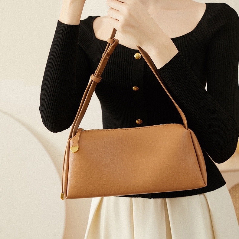 黒|カラメル|緑|3色•天然牛革ショルダーバッグ• 牛革肩がけかばんバッグ