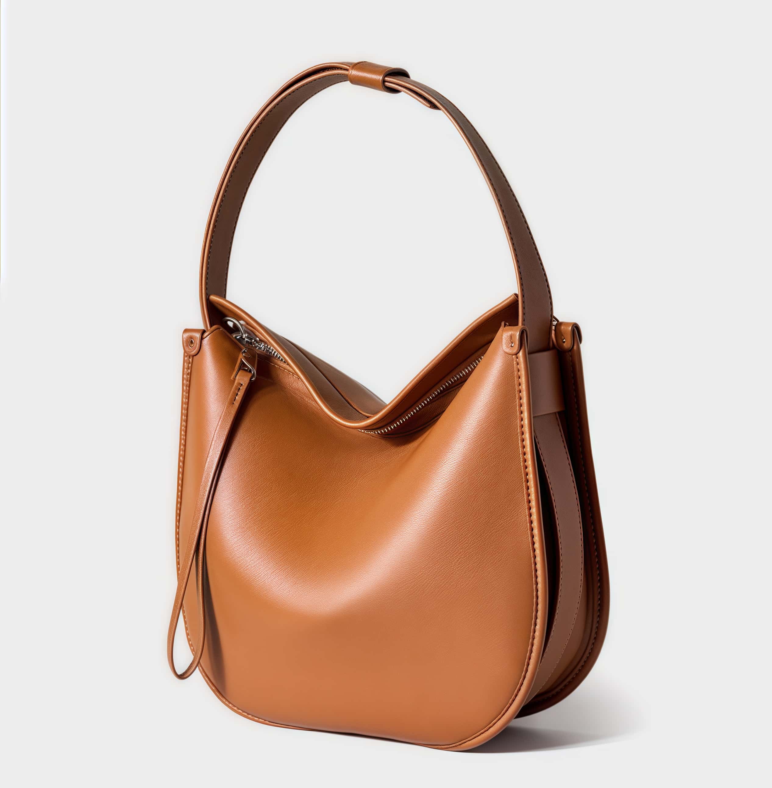 スタイリッシュなレトロ ！•カラメル|コーヒー|黒|3色•天然牛革シングルショルダーバッグ•牛革トートバッグ