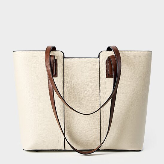 上質な天然牛革トートバッグ |大容量設計|通勤に最適