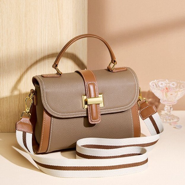 上質の魅力 ！|白|グレー|2色|牛革ハンドバッグ♥牛革ショルダーバッグ